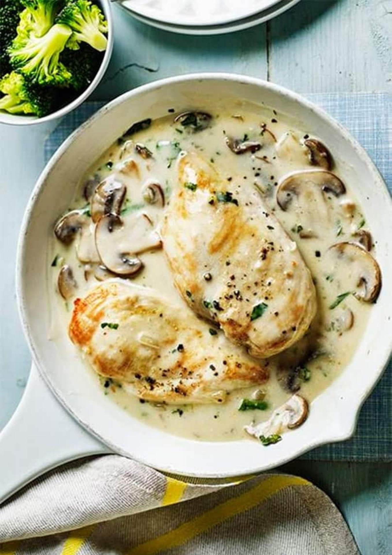 Poulet à la crème